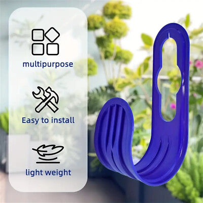 4x Garden Pipe Holder Hose Hanger Storage Rack Reel Hook Hosepipe Wate