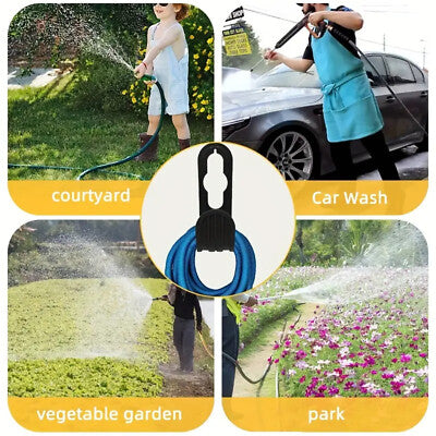 4x Garden Pipe Holder Hose Hanger Storage Rack Reel Hook Hosepipe Wate