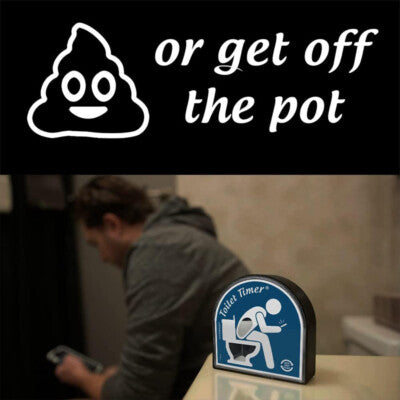 Toilet Timer Funny Gifts for Men Husband Dad Hourglass Art Craft Deskt