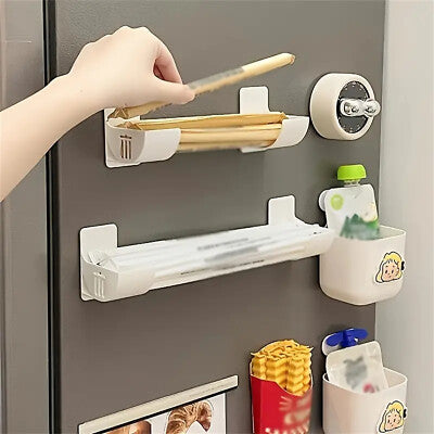 8x Compact Caravan Wall-Mounted Trash Bag Holder RV Kitchen Rack Organ