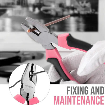 24X Pink Compact Women's Tool Kit Set for Home Office DIY Repairs Port