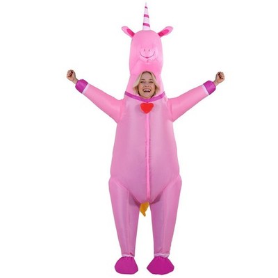 Inflatable Unicorn Costume Adult Suit Blow Up Party Fancy Dress Hallow