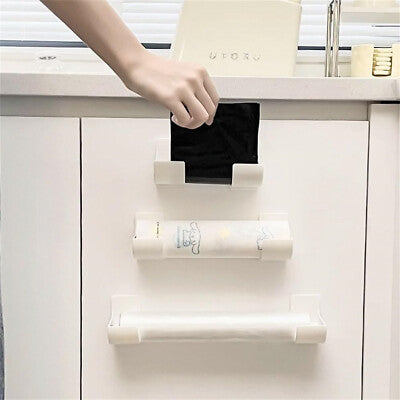 8x Compact Caravan Wall-Mounted Trash Bag Holder RV Kitchen Rack Organ