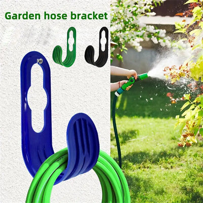 4x Garden Pipe Holder Hose Hanger Storage Rack Reel Hook Hosepipe Wate