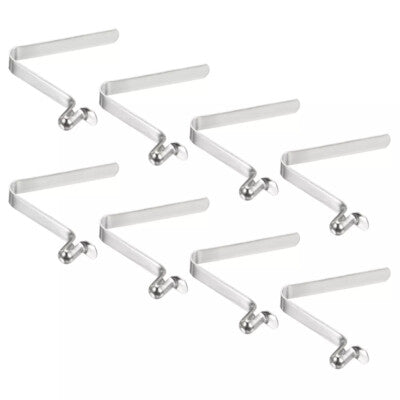 8PCS V-Shaped Positioning Shrapnel Kayak Paddle Snaps Pole Push Button