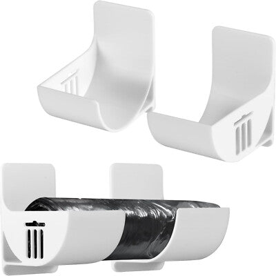 8x Compact Caravan Wall-Mounted Trash Bag Holder RV Kitchen Rack Organ
