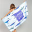 77x155CM Microfibre Travel Beach Towel Sand Free Quick Dry Swimming Bath Towel