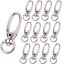 100PCS Swivel Lobster Clasps Golden Trigger Clips Clasp Snap Hook Key Chain AUS
