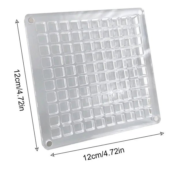 Acrylic Magnetic Seashell Display Box, 36/64/100Grids Seashell Display Organizer