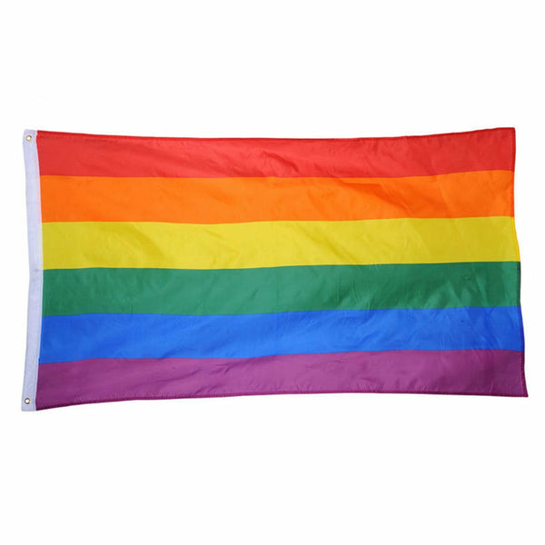 10 Kinds Of Rainbow Large Flag Gay Lesbian Transgender Bisexual LGBT Mardi Gras