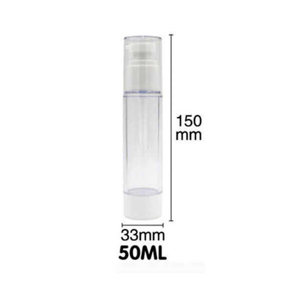 2-4Pcs Vacuum Pump Bottle Empty Lotion Sub-Bottling Airless Bottle Container AUS