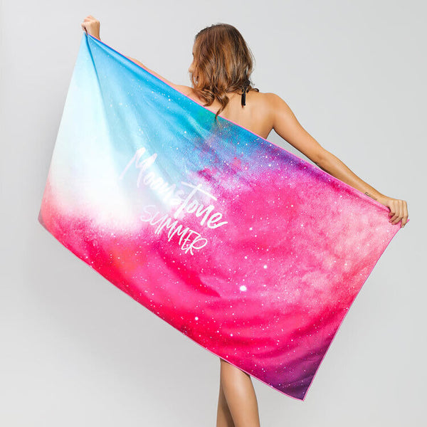77x155CM Microfibre Travel Beach Towel Sand Free Quick Dry Swimming Bath Towel