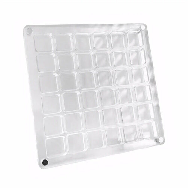 Acrylic Magnetic Seashell Display Box, 36/64/100Grids Seashell Display Organizer