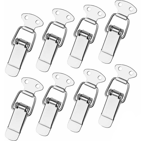 6/12x Stainless Steel Toggle Clasp Case Clip Suitcase Tool Box Chest Trunk Latch