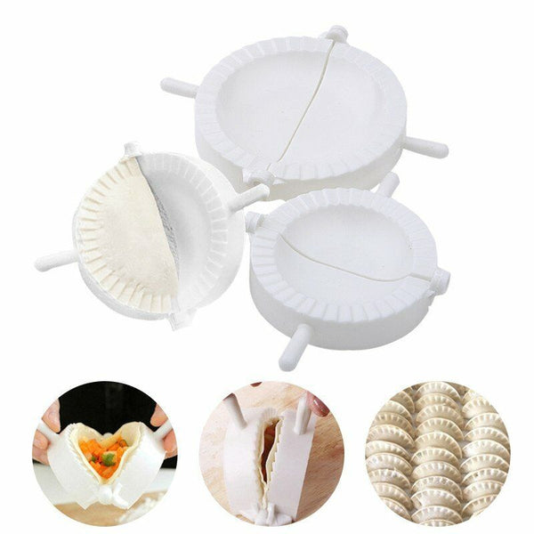 2Styles Dumpling Maker Mold Stainless Steel Dough Press Making Mould Tools AU