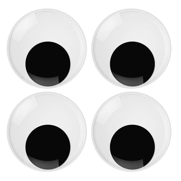 UP 8PCS Huge 76mm Joggle Moveable Black Eye Wiggly Googly Eye Craft Stick On DIY