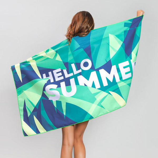 77x155CM Microfibre Travel Beach Towel Sand Free Quick Dry Swimming Bath Towel
