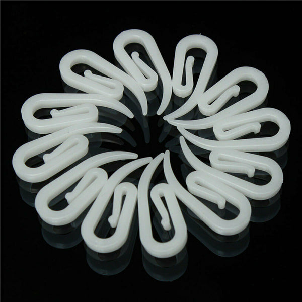 10-100X Multipurpose Window Curtain Clothes Metal Clips Rings Hook Hanging New A