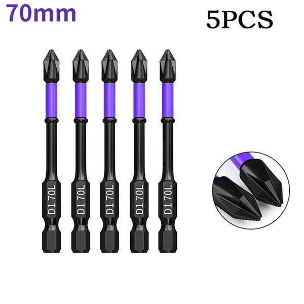 D1 Anti-Slip And Shock-Proof Bits Screwdriver Bits,High Hardness Strong Magnetic
