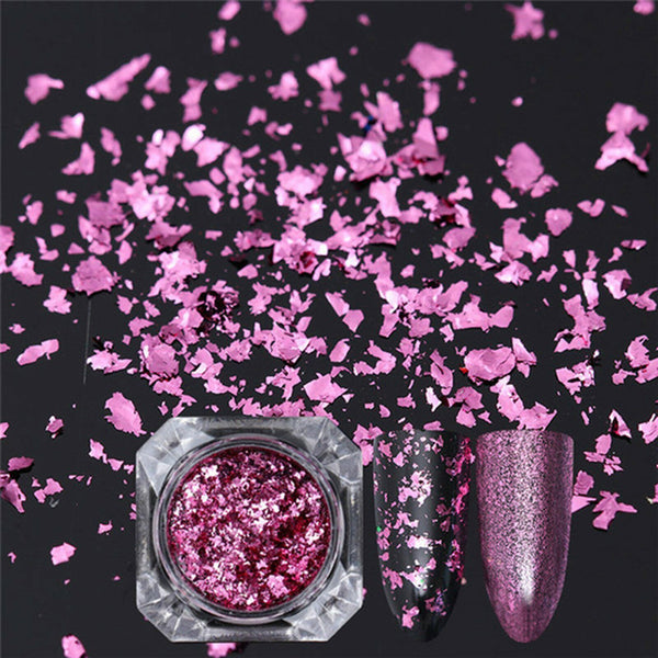 Chameleon Peacock Nail Powder Chrome Flakes Nail Art Mirror Powder Pigment Dust