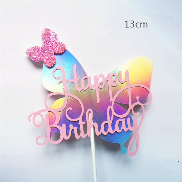 Butterfly Cake Topper Cake Decoration Cake Topper Stick Pack Love Heart AU Stock