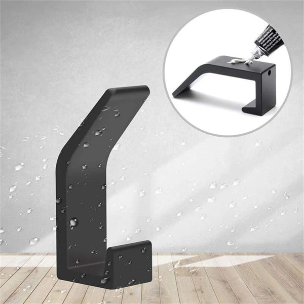 Wall Mounted Towel Rack Holder Kitchen Bathroom Clothes Robe