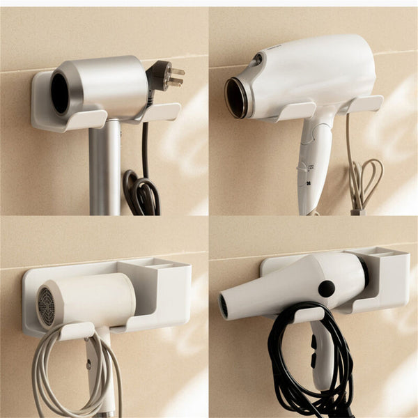 Hair Dryer Wall Mount Bracket Stand Holder Storage Rack For Hair Dryer