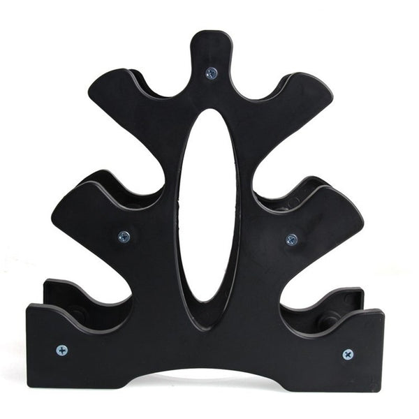 3-Tier Tree Rack Weights Organizer Dumbbell Storage Holder Gym