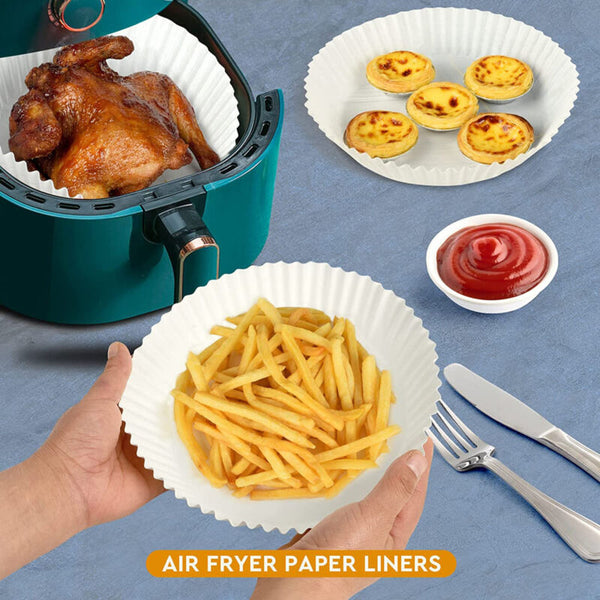 200PCS Air Fryer Disposable Paper Liner Non-Stick Pan Parchment Baking