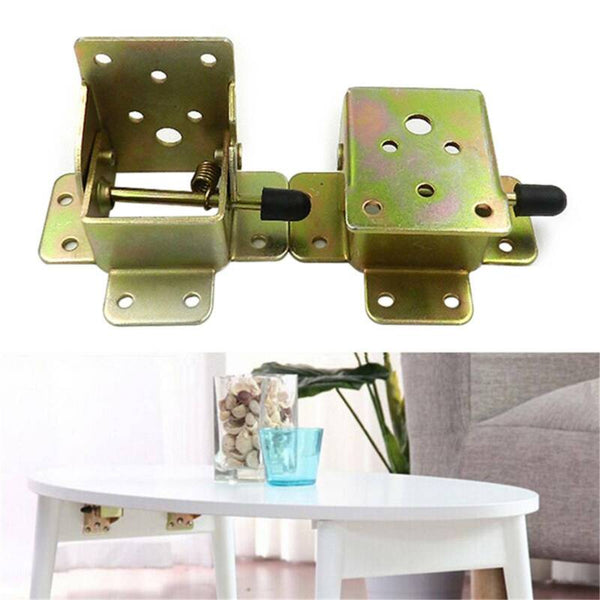 Folding Table Leg Brackets Fittings Self Lock Extension Foldabl