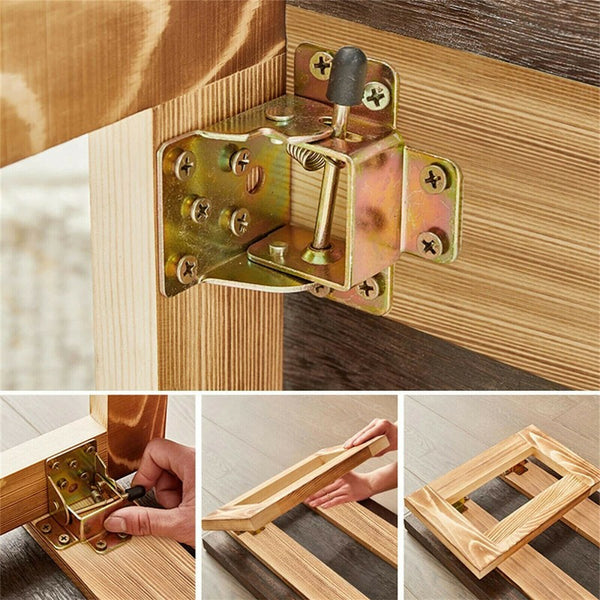 Folding Table Leg Brackets Fittings Self Lock Extension Foldabl