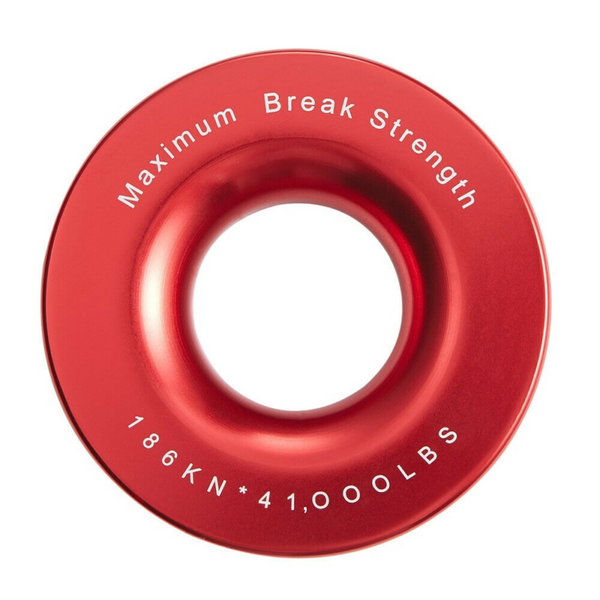 Recovery Ring Block Ring Pulley 41000lbs Soft Shackle Winch Rope Off R