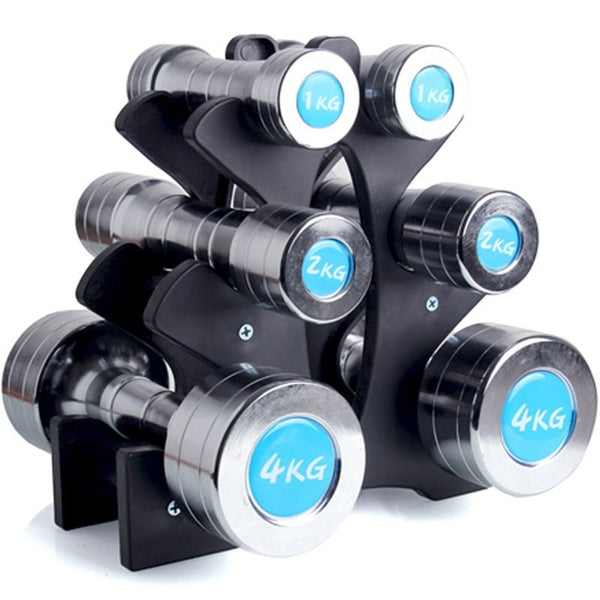 3-Tier Tree Rack Weights Organizer Dumbbell Storage Holder Gym