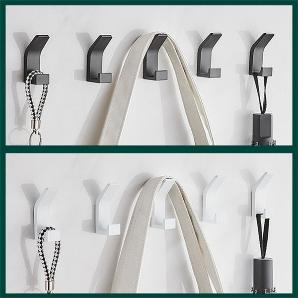 Wall Mounted Towel Rack Holder Kitchen Bathroom Clothes Robe
