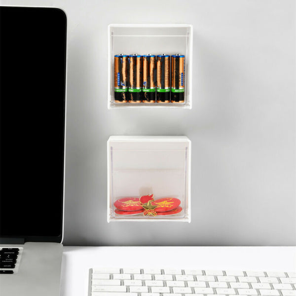 Wall Mounted Cotton Swab Storage Box Bathroom Multipurpose Hold
