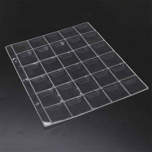 20x 30 Pockets Coin Holder Folder Pages Sheets For Collection Album St