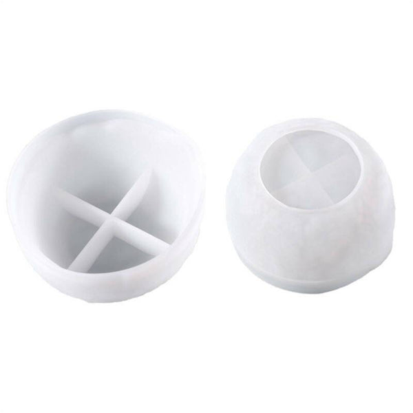 2X Fruit Tray Resin Mold DIY Epoxy Craft Bowl Silicone Mould Making Co