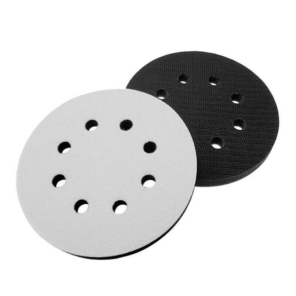 6X Soft Sponge Interface Pad Sanding Pads and Hook 5 Inch(125MM) Foam S