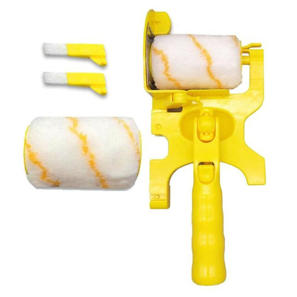 3pcs Paint Edger Roller Brush,Hand-held Paint Edger Roller Brush Porta