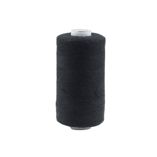 Sewing Thread 4 Spools x 500m Black White Quilting Polyester Embroider
