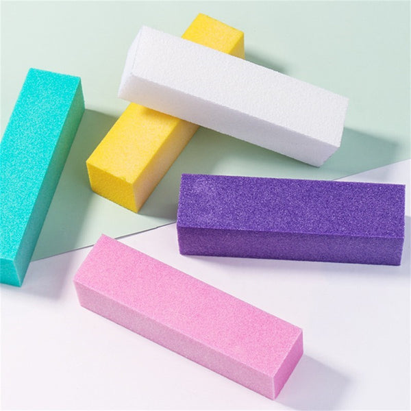 Nail File Buffer Block Sanding Sponge Acrylic Nail Art Buf