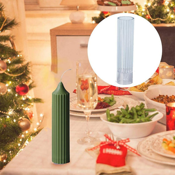 Plastic Candle Mold Long Pole Banquet Candlelight Dinner Church