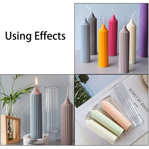 Plastic Candle Mold Long Pole Banquet Candlelight Dinner Church