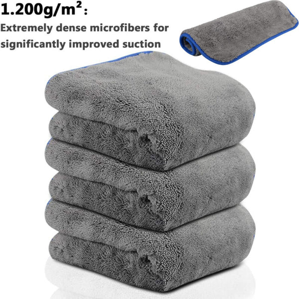 Microfiber Cleaning Cloth Grey,High Performance,Ultra Absorbent Microf