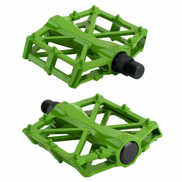 2Pairs Bike Pedals Alloy Mountain Road MTB Colored Bicycle Nonslip Cyc