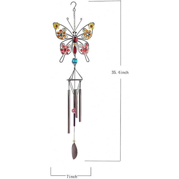 2PCS Large Vintage Windchime Chapel Bell Resonance Outdoor Garden Home