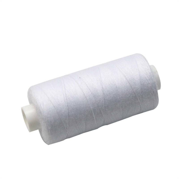 Sewing Thread 4 Spools x 500m Black White Quilting Polyester Embroider