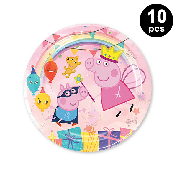 Peppa Pig Tableware Party Supplies Kids Birthday Decoration