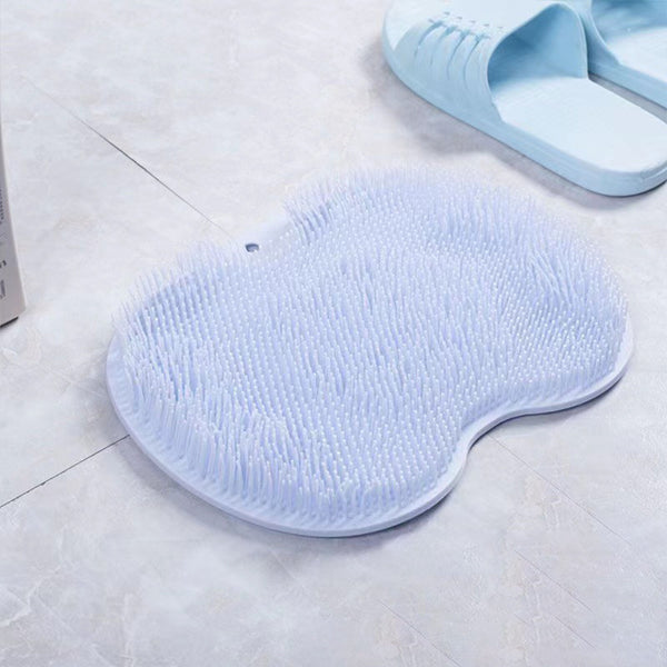 Foot Back Body Scrubber Massager Pad Shower Bath Cleaning Mat Exfoliat