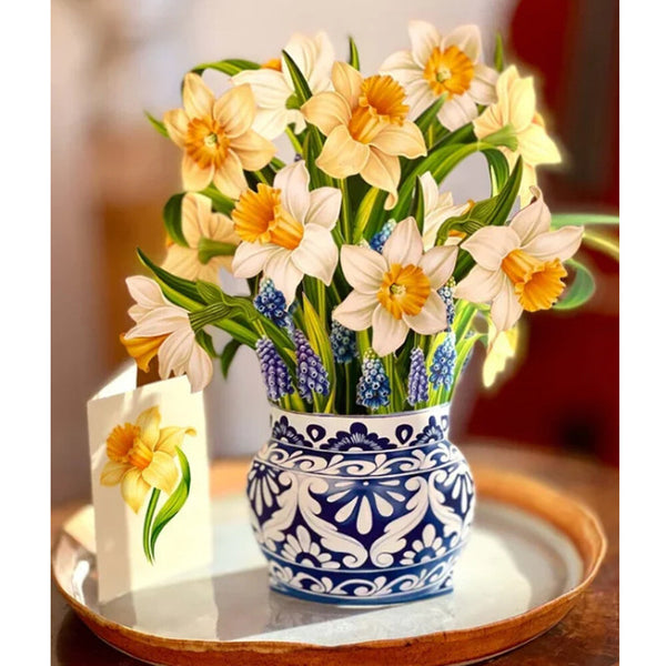 🎁Mother's Day Gift💐 3D Paper Pop Up Flower Bouquet Greeting Card